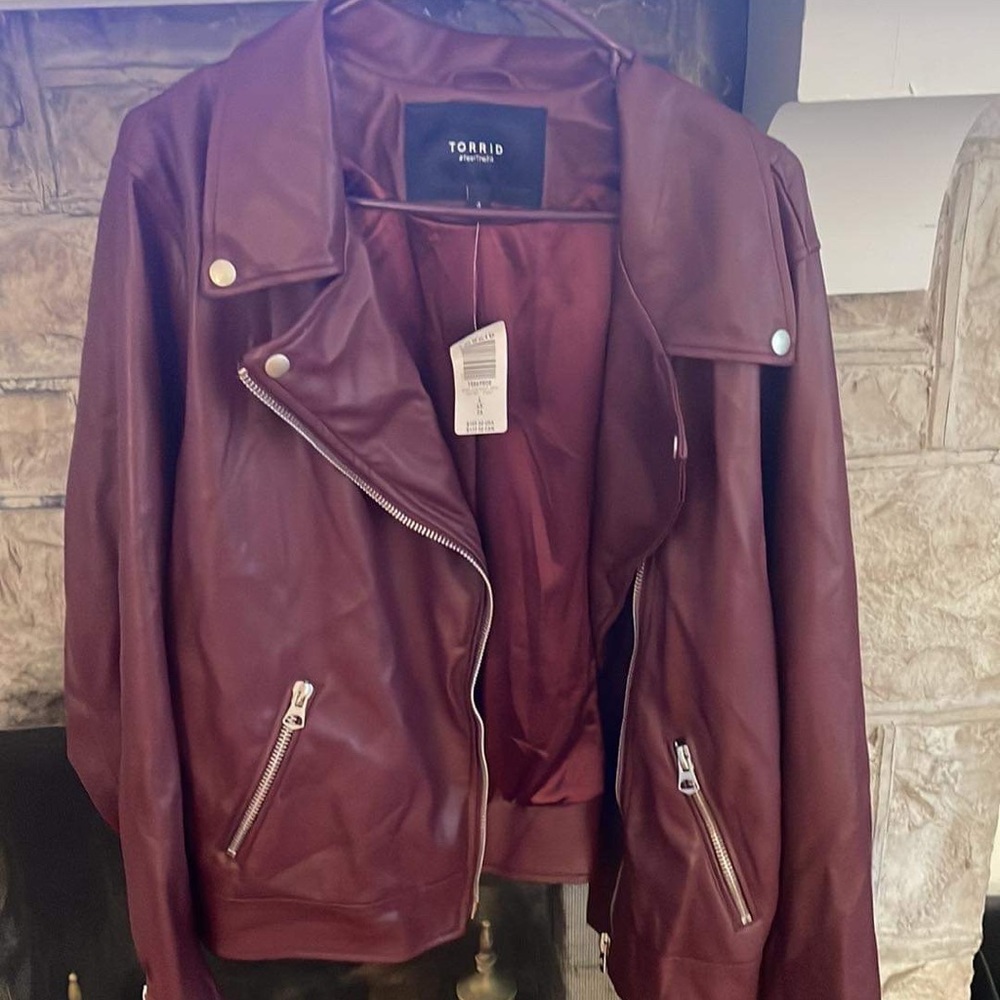 Torrid leather jacket size 4(26)